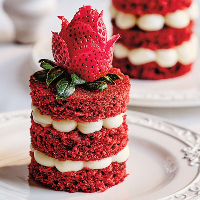Red Velvet Stacks - Dessert Recipe | BCLIQUOR